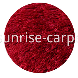 Viscose Shaggy Lone pile Red